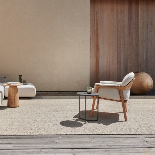 Contemporary rug - SHINDI - Tribù - plain / polyester / PVC