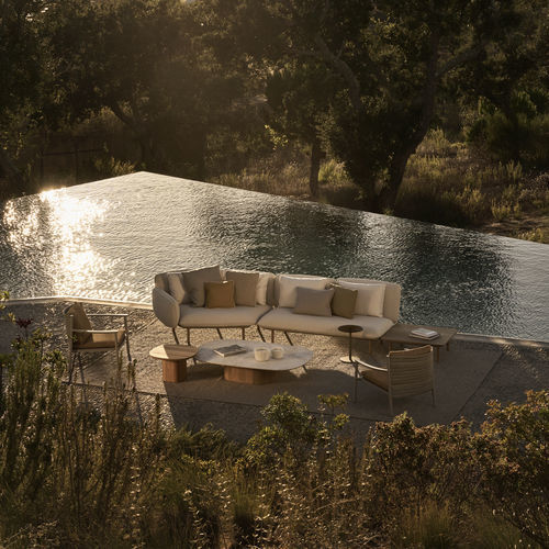 Modular sofa - SENJA - Tribù - contemporary / outdoor / fabric