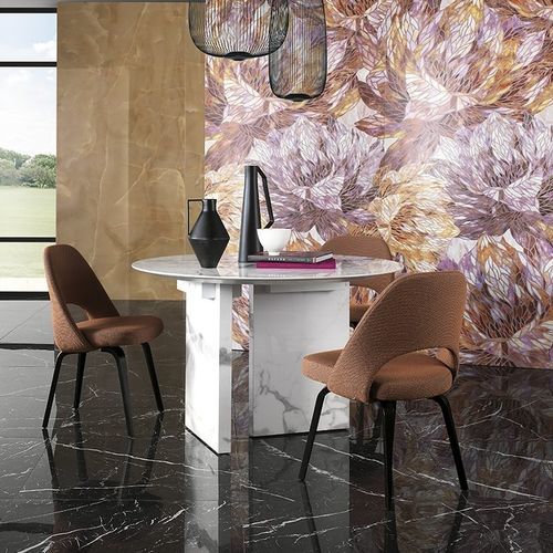 Porcelain stoneware tile - ROMA GOLD - FAP ceramiche - high-gloss / indoor / bathroom
