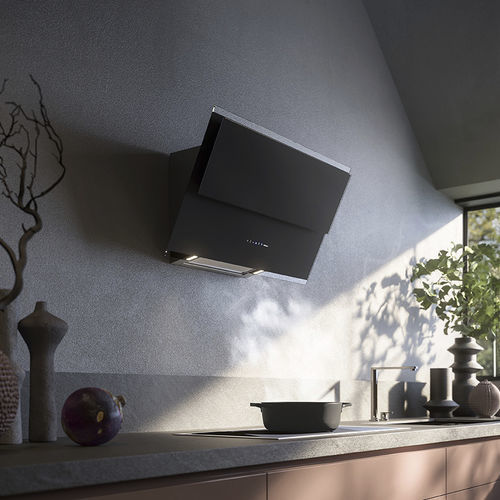 Wall-mounted range hood - Verso Easy - falmec - ducted / with built-in lighting / with touchscreen
