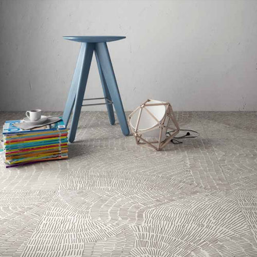 Porcelain stoneware tile - FOSSIL BROWN - CERAMICHE REFIN - grooved / indoor / bathroom