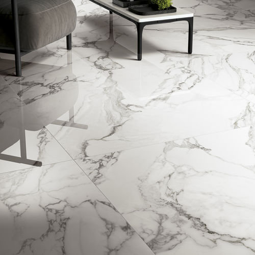 Porcelain stoneware tile - PRESTIGIO ARABESCATO - CERAMICHE REFIN - polished / high-gloss / indoor