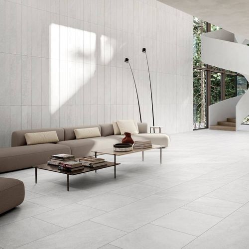 Porcelain stoneware tile - PRIMAL PEARL  - CERAMICHE REFIN - matte / textured / pearly finish