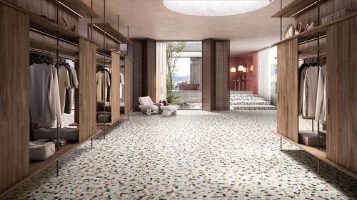 Porcelain stoneware tile - PALLADIA - CERAMICHE REFIN - high-gloss / matte / for indoor use