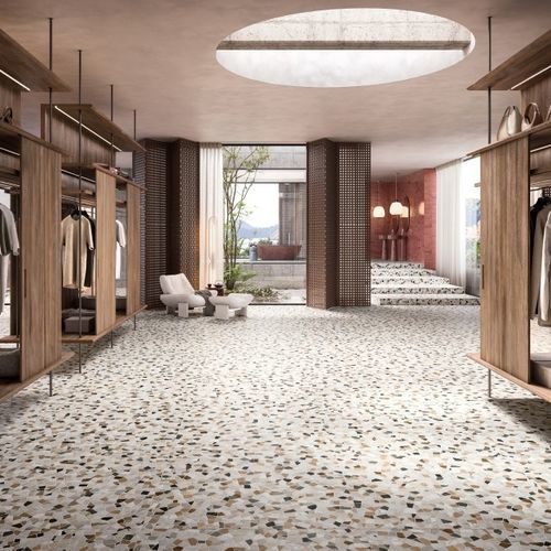 Stone tile - IRIDE - CERAMICHE REFIN - high-gloss / matte / indoor