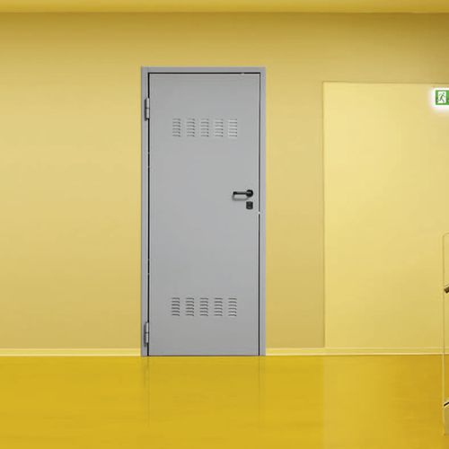 Entry door - D-ONE : UNDER - Dierre - steel / swing / without glazing