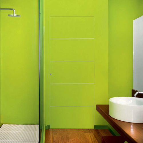 Interior door - MIMESI - Dierre - wooden / stone / swing