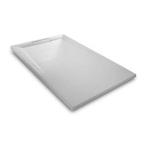 Rectangular shower tray - PLANUS - Megius SpA - above floor / stone / non-slip