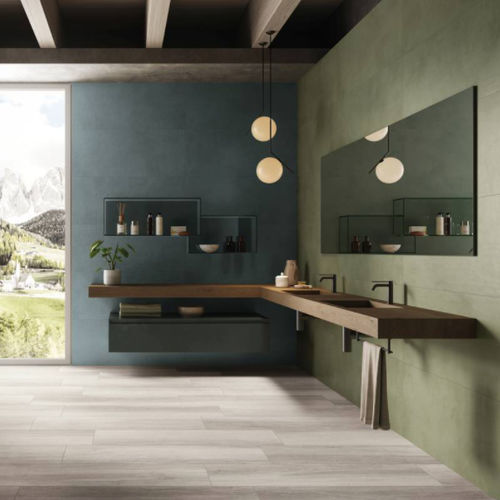 Indoor tile - YOURMATCH : LEAF - CERAMICHE SUPERGRES - bathroom / living room / kitchen