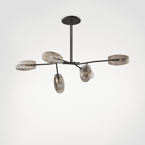 Pendant lamp - DIANTHA - Gallotti&Radice - metal / blown glass / contemporary
