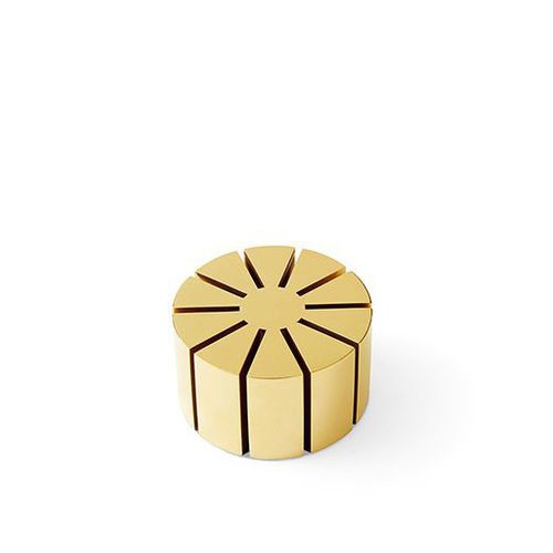 Countertop brochures rack - DESK CARD HOLDER - Gallotti&Radice - brass / for office