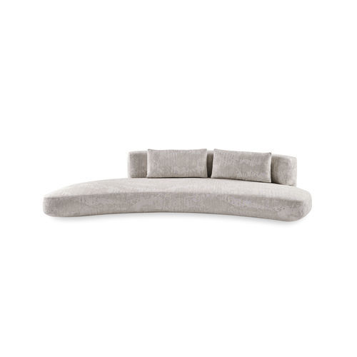 Semicircular sofa - AUDREY - Gallotti&Radice - contemporary / fabric / leather