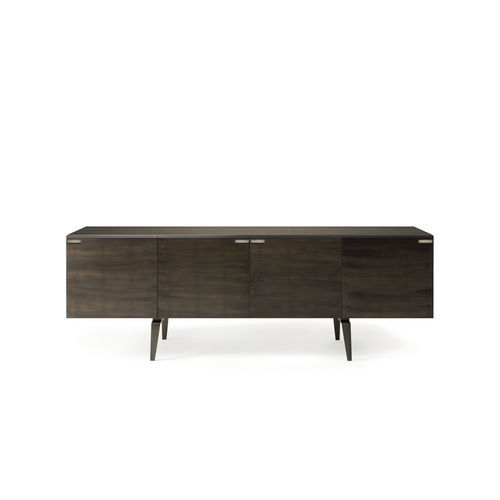High sideboard - PANDORA - Gallotti&Radice - contemporary / wood with gold leaf finish / lacquered metal