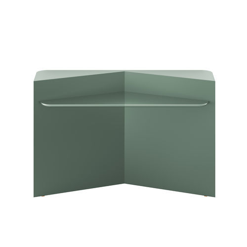 Contemporary sideboard table - Hanami - Gallotti&Radice - glossy lacquered wood / lacquered wood base / home