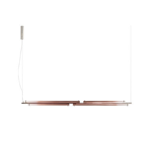 Pendant lamp - TRATTO - Gallotti&Radice - nickel / crystal / contemporary