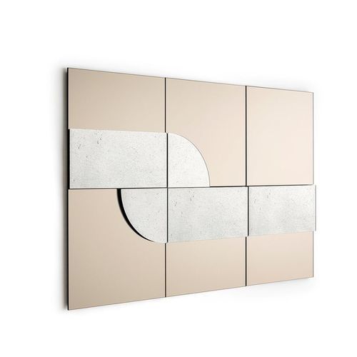 Wall-mounted mirror - CHOPIN - Gallotti&Radice - contemporary / square / colorless