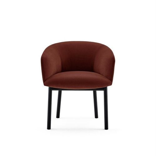 Contemporary armchair - LIVRETTE - Gallotti&Radice - leather / polyurethane foam / fabric