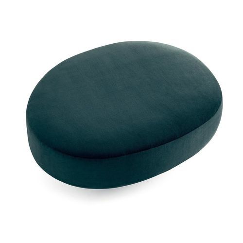 Contemporary pouf - AUDREY - Gallotti&Radice - leather / MDF / fabric