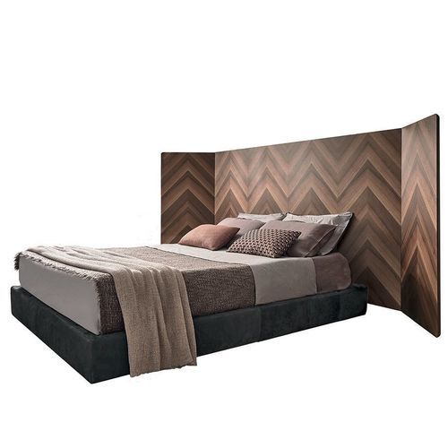 Double bed - EVE - Gallotti&Radice - traditional / with headboard / with built-in light