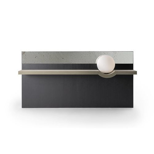 Wall-mounted shelf - STRESA - Gallotti&Radice - contemporary / stained wood / crystal