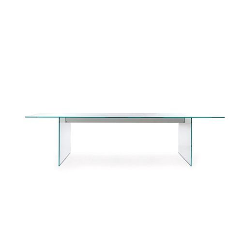Contemporary boardroom table - AIR - Gallotti&Radice - glass / tempered glass / metal