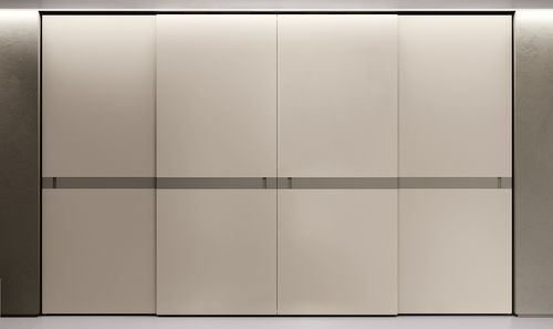 Wall-mounted wardrobe - HOXTON - Febal Casa - contemporary / melamine / with sliding door