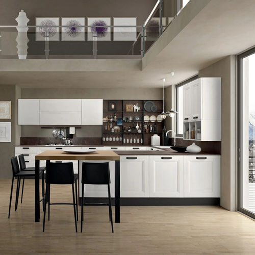 Traditional kitchen - MEMORY - Febal Casa - wooden / laminate / U-shaped