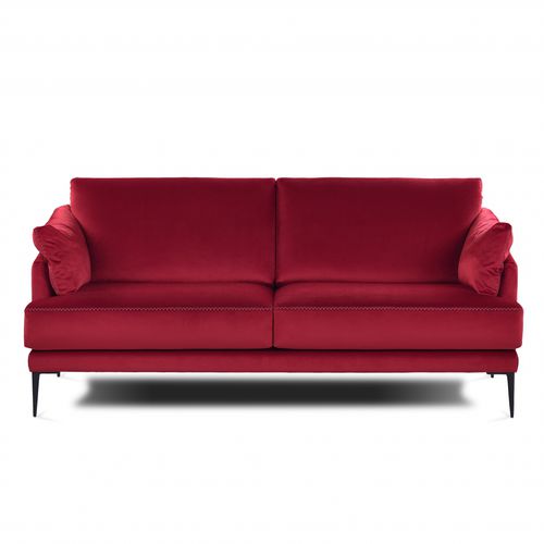 Contemporary sofa - FLEUR - caliaitalia - gray / red / fabric