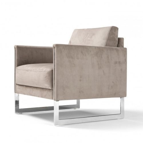 Contemporary armchair - COCO’ - caliaitalia - fabric / leather / pine