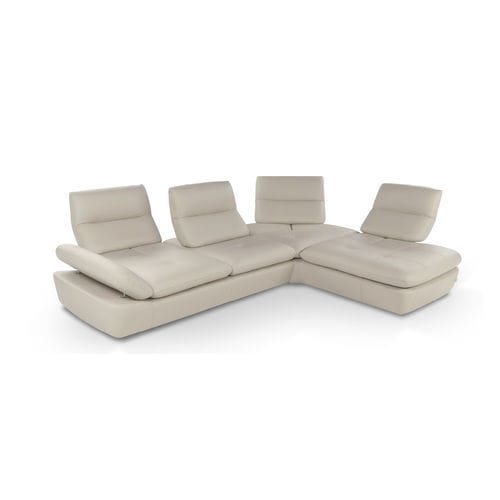 Modular sofa - ALBA - caliaitalia - contemporary / fabric / leather