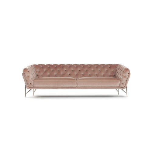 Chesterfield sofa - ART NOUVEAU - caliaitalia - fabric / leather / with armrests