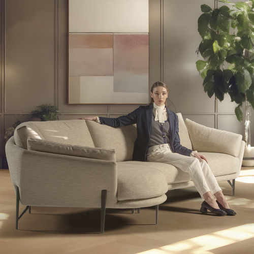 Modular sofa - VENERE - caliaitalia - contemporary / fabric / leather