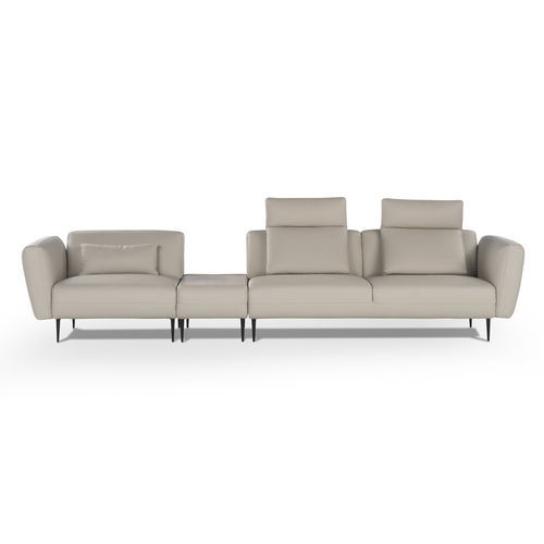 Compact sofa - 4U - caliaitalia - contemporary / fabric / leather