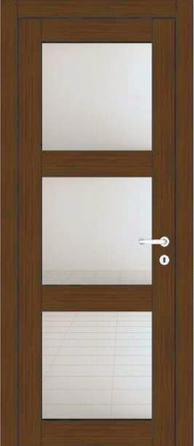 Interior door - ORION : 39V3 - GD DORIGO - wooden / swing / semi-glazed
