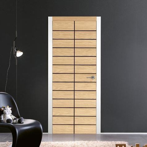 Interior door - IKI : 81G - GD DORIGO - wooden / swing / without glazing