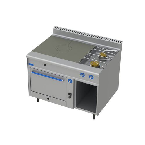 Gas range cooker - RX39144522 - ROSINOX - commercial / 2 burner / 1 oven