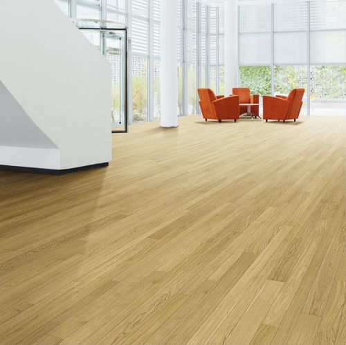 Engineered parquet floor - FOUR - UNIKOLEGNO - oak / boat deck / brushed