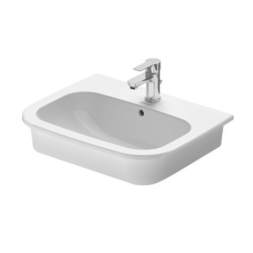 Countertop washbasin - 033754 - DURAVIT - ceramic / high-gloss / rectangular