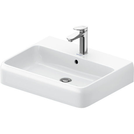 Wall-mounted washbasin - 238260 - DURAVIT - ceramic / high-gloss / rectangular