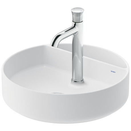 Countertop washbasin - 238046 - DURAVIT - ceramic / high-gloss / round