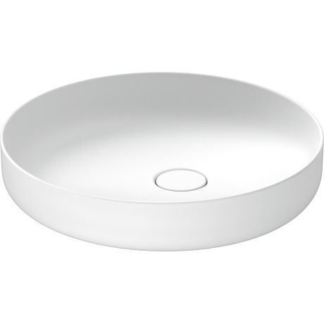 Countertop washbasin - 266146 - DURAVIT - ceramic / high-gloss / round