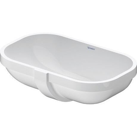 Undercounter washbasin - 033849 - DURAVIT - ceramic / high-gloss / oval