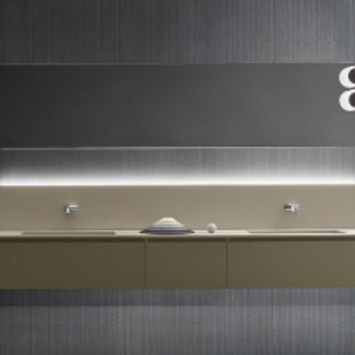 Double washbasin cabinet - EDEN: 02 - Cerasa - wall-mounted / wooden / contemporary