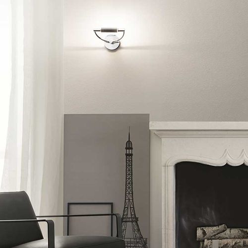 Contemporary wall light - GRADIMINIPARETE SERIES - CINI&NILS - indoor / steel / borosilicate glass
