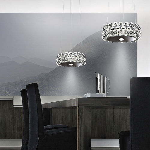 Pendant lamp - COLLIER SERIES - CINI&NILS - aluminum / stainless steel / methacrylate