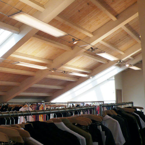 Fluorescent cable lighting - TENSOT5 - CINI&NILS - linear / aluminum / indoor