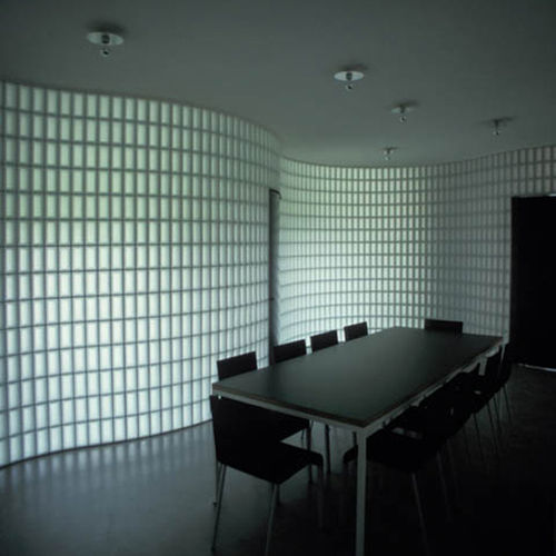 Rectangular glass brick - CLEAR R09  - SEVES GLASSBLOCK - smooth / satin / for facade