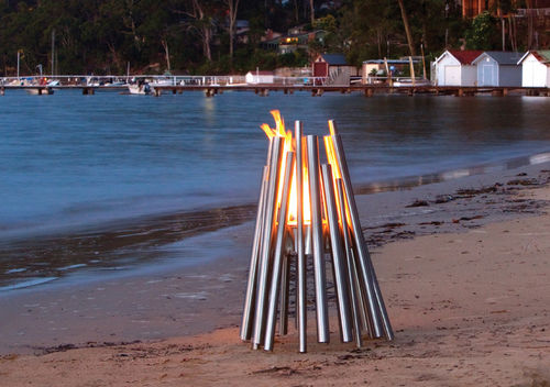 Bioethanol fire pit - Stix - EcoSmart Fire - stainless steel
