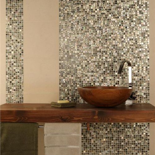 Mother-of-pearl tile - MOTHER OF PEARL - ORIGINAL STYLE - polished / indoor / wall