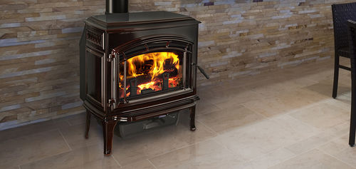 Wood heating stove - EXPLORER II - QUADRA-FIRE - 10 kW...20 kW /  traditional / metal